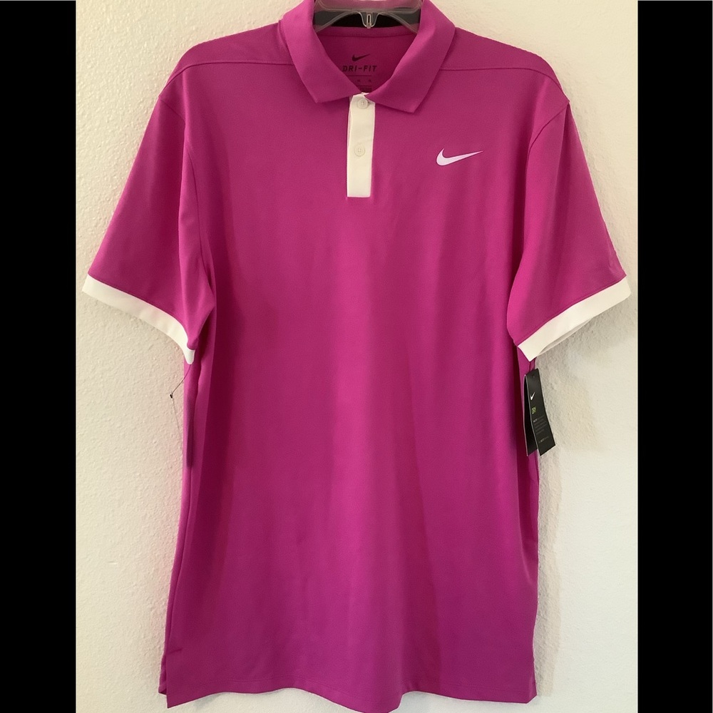 Nike Golf polo shirt men’s Sz M-Tall polo style